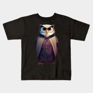 The Great Horn Owl Kids T-Shirt